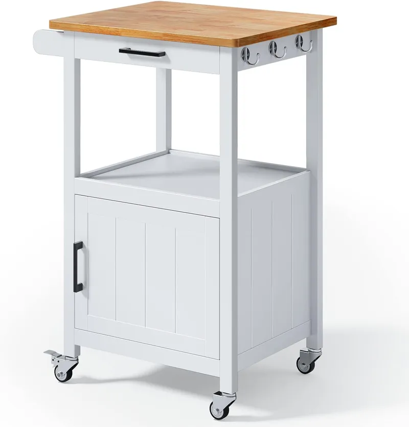 Qsun Kitchen Cart with Drawer